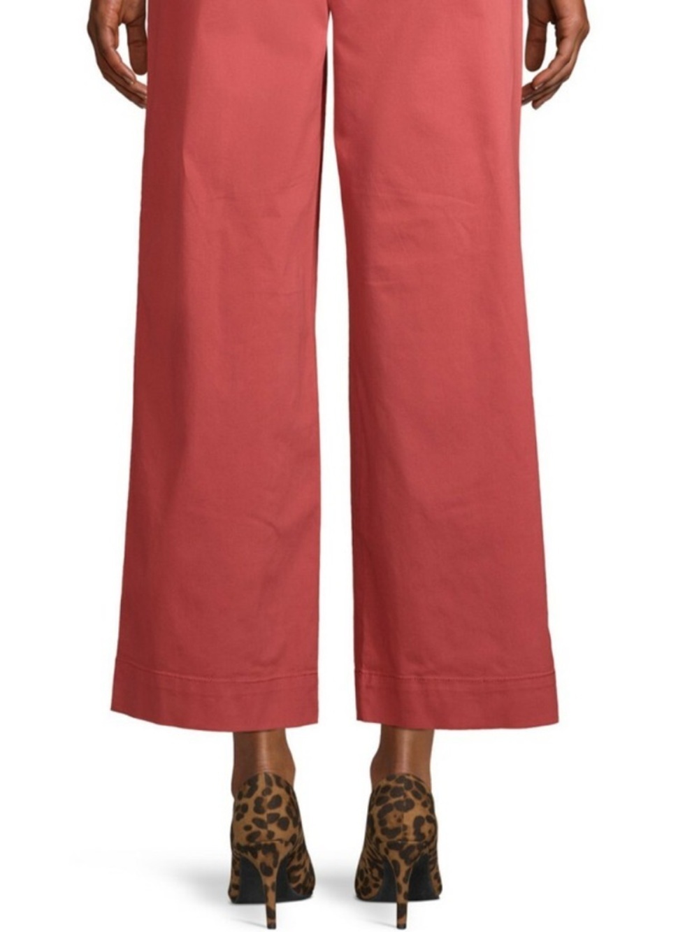 LOFT- Wide-Leg Tie-Waist Pants in Deep Wine